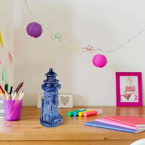 DIYBravo المنارة الراتنج العفن 3D تمثال كبير الراتنج الفن العفن زخرفة سيليكون الأشعة فوق البنفسجية الايبوكسي قالب الصب DIY بها بنفسك غرفة القراءة مكتب ديكور in Kuwait