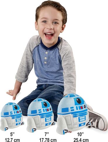 ستار ورز دمية قطيفة R2-D2 مقاس 10 انش من كوتوبيا، وسادة مستديرة ناعمة، هدية قابلة للتجميع للاطفال والمشجعين من سن 3 سنوات فما فوق 10 انش in Saudi Arabia