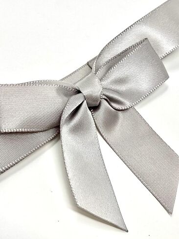 شريط فضي رمادي مع شريط مطاطي لصندوق المجوهرات 3.5 × 3.5 × 1 (50 قطعة) من فانفاريا (GBR-50) in Kuwait