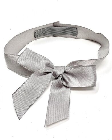 شريط فضي رمادي مع شريط مطاطي لصندوق المجوهرات 3.5 × 3.5 × 1 (50 قطعة) من فانفاريا (GBR-50) in Kuwait