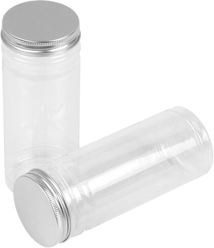 Harapu 12 Oz Clear Empty BPA-Free Slime Storage Containers, Slime Jars with Lids, 4 PCS in Kuwait