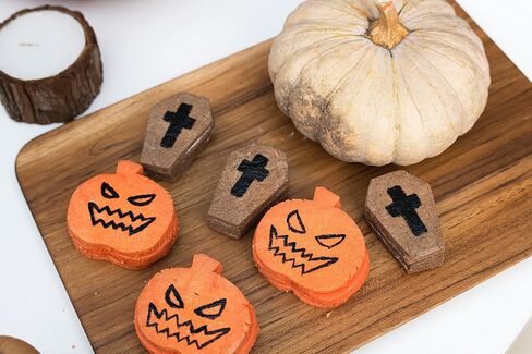 36 Pieces Large Halloween Foam Pumpkins Foam Crafts Supplies Decorative Pumpkin Shaped Stickers for Halloween DIY Art Craft, Not Self-Adhesive (7.5 Inches) in Saudi Arabia