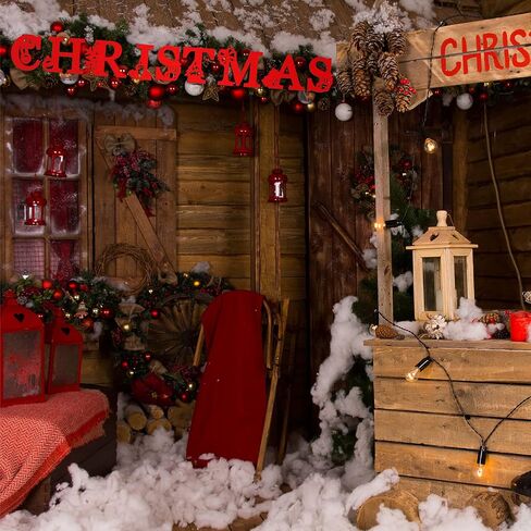 52 Pieces Christmas Wooden Letters Unfinished Wood Blank Letters Xmas Wooden Alphabet Letters Paintable Rustic Letters Crafts for Christmas Painting Enlightenment Education DIY Craft in Saudi Arabia