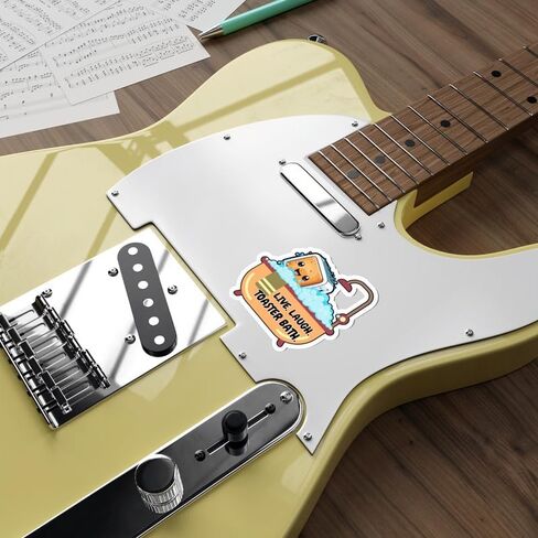 Live Laugh Toaster Bath Sticker Bathroom Humor Decal Vinyl Small Waterproof for Water Bottle Mug Passport Book Scrapbook Notebook Laptop Tumbler Skateboard Computer Phone Size 4" Funny Gift in Saudi Arabia