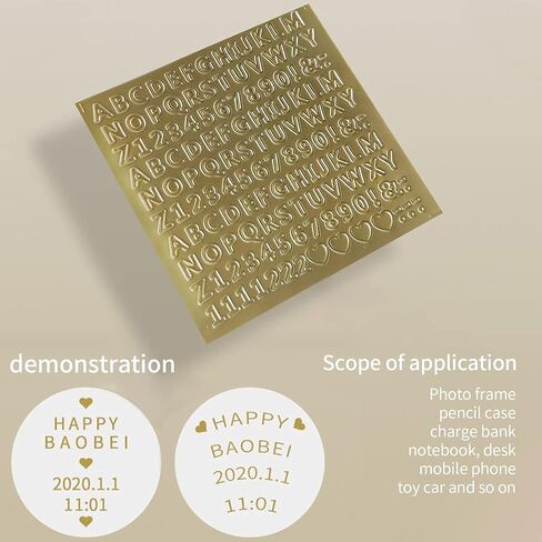 3 قطع من ملصقات حروف لامعة الحروف الأبجدية صغيرة بلون ذهبي محدب أحرف لاصقة لاصقة ثلاثية الأبعاد للفن الحرفية وبطاقات التهنئة بنفسك كتب تزيين المنزل مع ملقط واحد in Kuwait