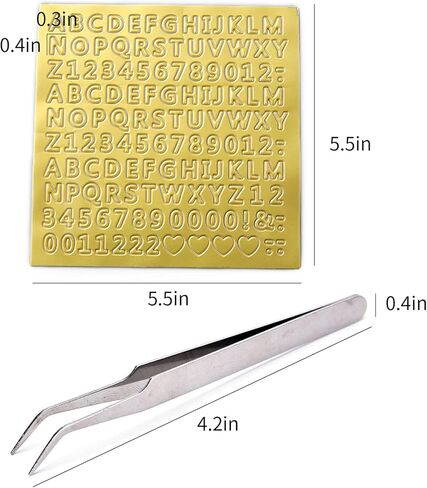 3 قطع من ملصقات حروف لامعة الحروف الأبجدية صغيرة بلون ذهبي محدب أحرف لاصقة لاصقة ثلاثية الأبعاد للفن الحرفية وبطاقات التهنئة بنفسك كتب تزيين المنزل مع ملقط واحد in Kuwait