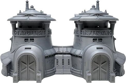 Twin House - Tabletop Terrain Massa'Dun by War Scenery for Star Wars Legion and Sci-Fi Wargames and RPGs 28mm 35mm 1:47 in Kuwait