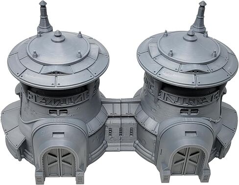 Twin House - Tabletop Terrain Massa'Dun by War Scenery for Star Wars Legion and Sci-Fi Wargames and RPGs 28mm 35mm 1:47 in Kuwait