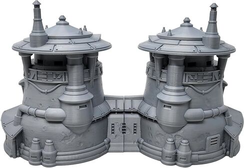 Twin House - Tabletop Terrain Massa'Dun by War Scenery for Star Wars Legion and Sci-Fi Wargames and RPGs 28mm 35mm 1:47 in Kuwait