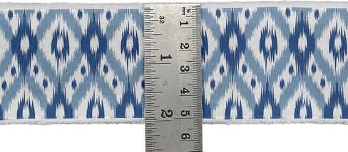 Pink Geometric Ikat Ribbon Trim Tape Fabric Laces for Crafts Printed Dupion Trim by 9 Yard Sewing Accessories 2 Inches in Saudi Arabia
