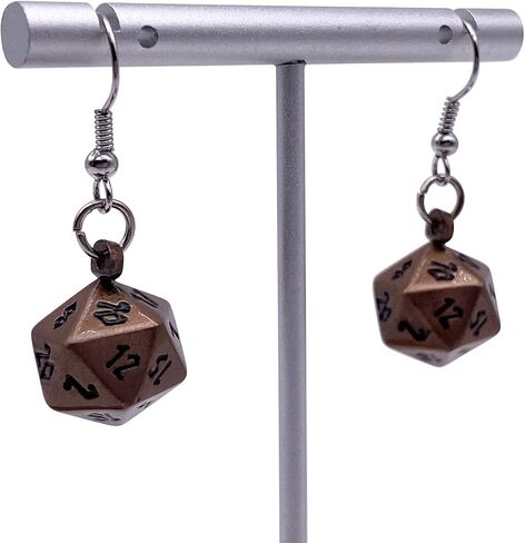 Norse Foundry Gnomish Copper Mini Metal قرط Polyhedral 10mm Ioun Stones RPG Math Games DND Pathfinder in Kuwait