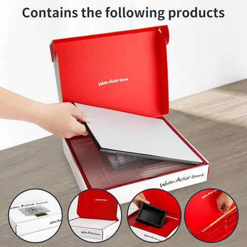 Up2UofZen The Buddha Drawing Board Kit, Magic Reusable Inkless Sketch Pad Set, Water Painting Art Supplies for Mindfulness & Meditation, Ideal Relaxation Gifts for Women Men Kids Friends, 12x9.5inch in Kuwait