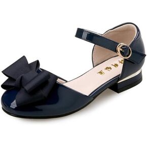 Flyrioc Little Girl's Heel Sandals Ballet Dress Shoes(Little Kid/Big Kid)