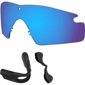 Predrox Si M Frame 3.0 Lenses & Nose Pieces Replacement for Oakley Sunglass OO9146 Polarized