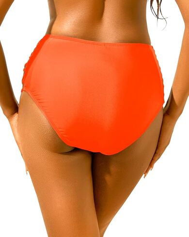 Holipick Women High Waisted Bikini Bottoms Tummy Control Swim Bottom Full Coverage Tankini Bathing Suit Bottom in Kuwait