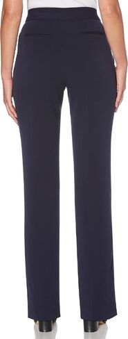 Rafaella Women's Curvy Gabardine Slim Leg Stretch Dress Pant, 30 Inch Inseam, Pull-on, with Pockets (Petite Size 4-14) in Kuwait