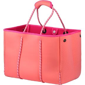 LMYYG Beach bag,Multipurpose Neoprene Bag,Large Tote Bag,Waterproof Shoulder Beach Bag for Travel Beach Gym Swimming …