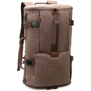 G-FAVOR 40L Travel Backpack, Vintage Canvas Rucksack Convertible Duffel Bag Carry On Backpack Fit for 17.3 Inch Laptop Bag in Saudi Arabia