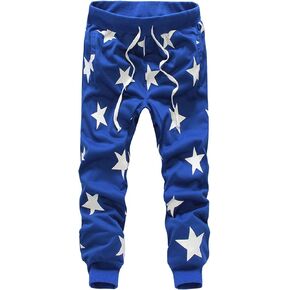 JUNG KOOK Mens Star Print Hip-hop Pants Casual Joggers Dance Baggy Sweatpants in Kuwait