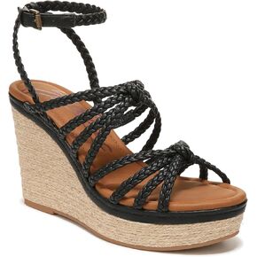 Zodiac Women's Shana Espadrille Wedge Sandal, Black, 10