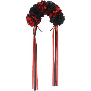 فيفيد صن شريط راس بتصميم تاج زهور بوهو يوم الموتى، اكسسوارات شعر للحفلات التنكرية in Kuwait