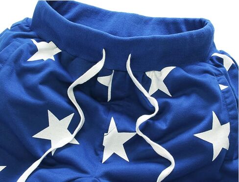 JUNG KOOK Mens Star Print Hip-hop Pants Casual Joggers Dance Baggy Sweatpants in Kuwait