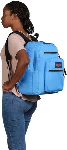 JanSport Big Student Backpack-Travel, or Work Bookbag with 15-Inch Laptop Compartment, Cyberspace Galaxy, One Size in Saudi Arabia