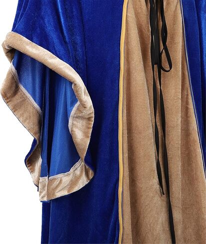 Parlsdy Renaissance Costume Women Velvet Irish Dress Medieval Witch Costumes Victorian Faire Costumes in Kuwait