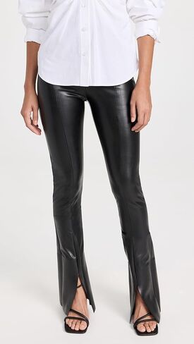 Norma Kamali Women's Spat Leggings, Black, L in Saudi Arabia