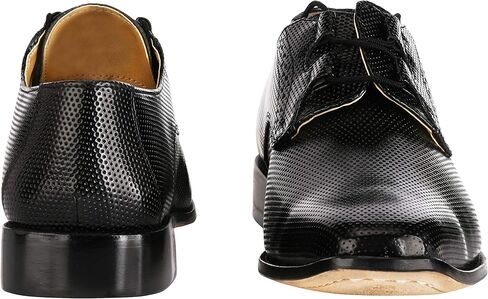 LIBERTYZENO Mens Genuine Leather Classic Tread Design Lace Up Oxford Dress Shoes in Kuwait