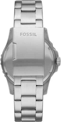 Fossil Men's FB-01 Automatic Stainless Steel Three-Hand Watch, Color: Silver/Black (Model: ME3190) in Saudi Arabia