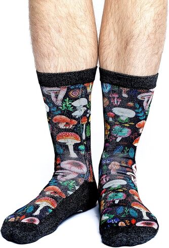 Good Luck Sock Men's Mushrooms Socks, Adult in Saudi Arabia