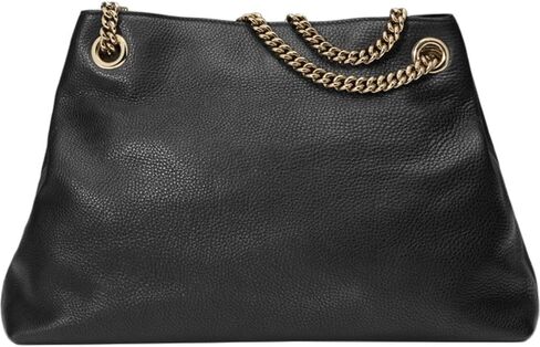 Gucci Soho Large Leather Chain Shoulder Handbag Black BHFO 5480 in Saudi Arabia