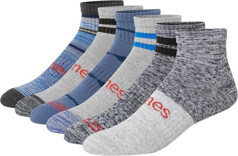 جوارب Hanes الرجالية من Hanes، جوارب Ultimate Originals Crew، للكاحل ولا تظهر in Kuwait