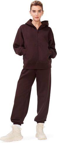 KUT & SO Womens Oversized Sweatpants – Premium Midweight Fleece Joggers – Cozy Loungewear Boyfriend Fit in Saudi Arabia