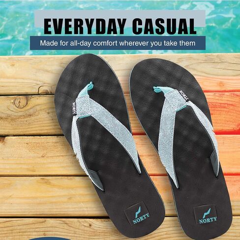 NORTY Flip Flops For Women - Beach Sandals for Women - Runs 1 Size Small - Medium Width in Saudi Arabia