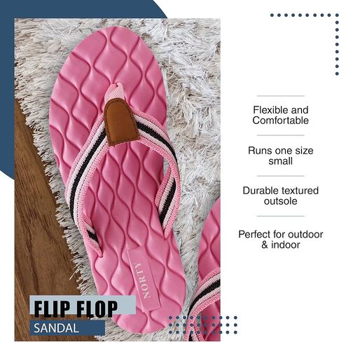 NORTY Flip Flops For Women - Beach Sandals for Women - Runs 1 Size Small - Medium Width in Saudi Arabia
