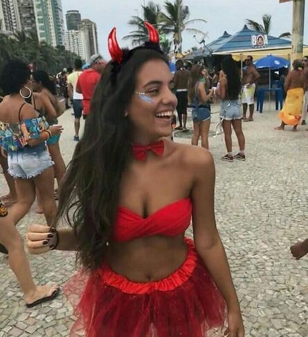 WOVOWOVO Devil Horns Headband Red Devil Horns Halloween Fancy Dress Cosplay Hairband Accessories(Red) in Saudi Arabia