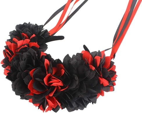 فيفيد صن شريط راس بتصميم تاج زهور بوهو يوم الموتى، اكسسوارات شعر للحفلات التنكرية in Kuwait