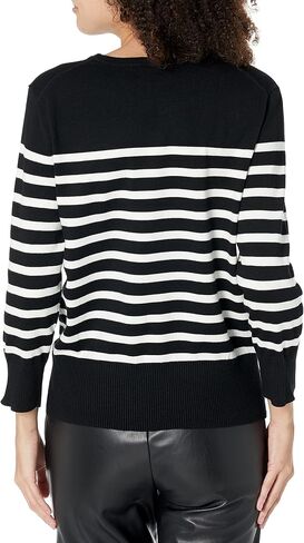 Karl Lagerfeld Paris Women's Soft 3/4 Sleeve Everyday Fashion Sport Sweater in Saudi Arabia