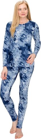 ALWAYS Women's Thermal Underwear Set - Fleece Lined Premium Soft Winter Warm Long Johns Base Layer Thermal Wear in Saudi Arabia