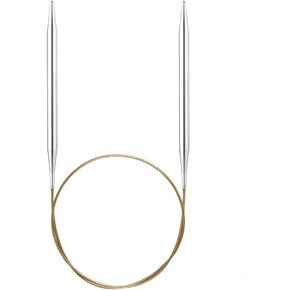 addi Knitting Needle Turbo Circular Skacel Blue Cord 16 inch (40cm) Size US 0 (2.0mm) in Kuwait