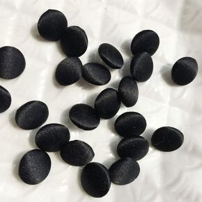 MMvolesy 50 قطعة من أزرار قماش الساتان باللون الأحمر مقاس 1/2 بوصة مع مجموعة ساق وعروة لفستان الزفاف وبلوزة الساتان وفستان الحفلات الراقصة والفستان الرسمي
