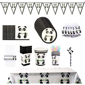 Mermaid Party Supplies，97pcs Mermaid Themed Birthday Party Decorations for 24 Guests, Includes Mermaid Plates and Napkins Forks Tablecloth for Girls Baby Shower Ocean Party Wedding in Saudi Arabia