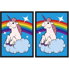 100 Legion Supplies Rainbow Unicorn Deck Protector Sleeves in Kuwait