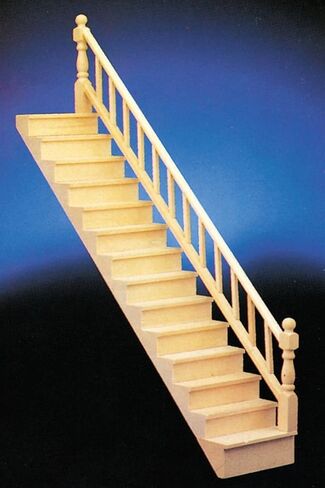 درج مستقيم مصغر لبيت الدمى الكلاسيكي مع سكة in Kuwait