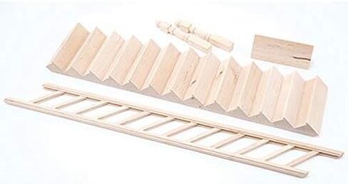 درج مستقيم مصغر لبيت الدمى الكلاسيكي مع سكة in Kuwait