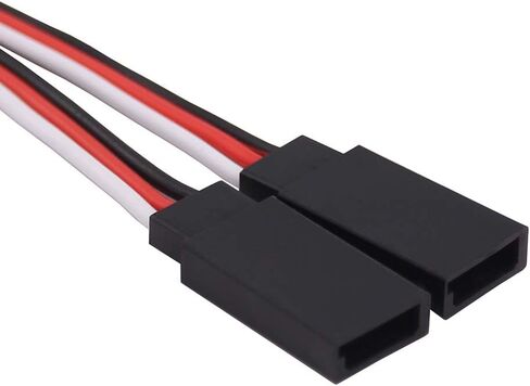 OliRC 5pcs 24" / 600mm Servo Cable Y Harness Extension Cord 22awg 60 cores for RC Car Helicopter Servo Receiver Wire Lead(C145-5) in Saudi Arabia