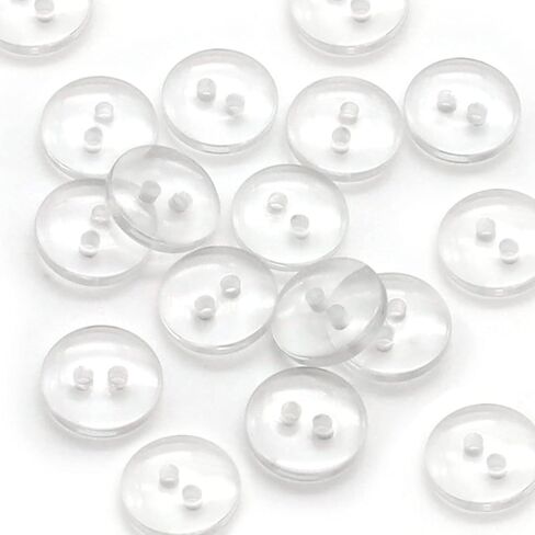 1000 Pieces Resin Buttons 2 Holes Sewing Flatback Button Round Craft Buttons for Sewing, Scrapbooking, DIY Project Sewing Buttons(10mm) in Kuwait