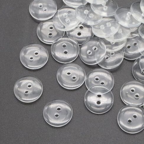 1000 Pieces Resin Buttons 2 Holes Sewing Flatback Button Round Craft Buttons for Sewing, Scrapbooking, DIY Project Sewing Buttons(10mm) in Kuwait